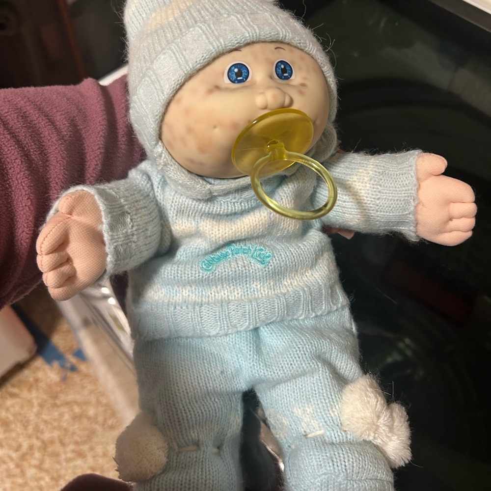 Vintage 80s Cabbage Patch Kids Doll with Measles Chickenpox sick baby doll - Picture 2 of 6